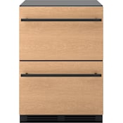 Zephyr Presrv 24 Inch Wide 5.1 Cu. Ft. Energy Star Certified Panel Ready Refrigerator Drawer Panel Ready